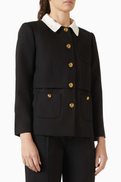 SANDRO Rosmarina Blazer in Wool Blend