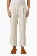 SANDRO Pierre Pants in Linen