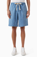 SANDRO Rope Shorts in Denim
