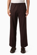 SANDRO Wide-leg Pants in Cotton