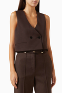 SANDRO Matthew Crop Top