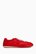 SANDRO Wave Sneakers in Satin