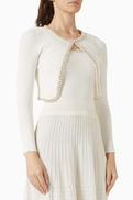 SANDRO Boreale Knit Cardigan in Viscose Blend