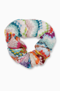 Missoni Zigzag-print Scrunchie