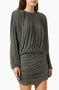 Magda Butrym Gathered Mini Dress