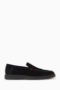 Santoni Slip-on Loafers in Suede