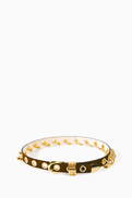 Dehanche Revenge Eyelet Belt in Suede