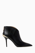 Love Moschino Golden Spoiler 95 Ankle Boots in Leather