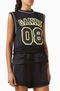 Ganni Oversized Cycora Tank Top