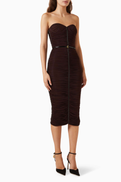 Elisabetta Franchi Belted Dress in Jersey