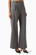 Maje Peandra Wide-leg Tailored Pants