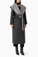Simkhai Allura Reversible Belted Coat