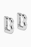 Balenciaga B XS Earrings in Brass