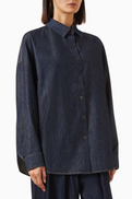 Dries Van Noten Casio Shirt in Denim