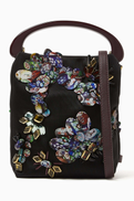 Dries Van Noten Micro Embellished Top-handle Bag in Nylon