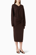 Staud Norman Midi Dress