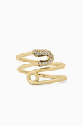 Kate Spade New York Bits & Baubles Safety Pin Ring