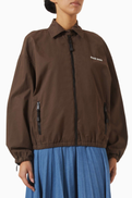 Miu Miu Blouson Jacket in Gabardine
