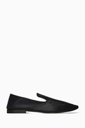 SAINT LAURENT Alain Slippers in Leather