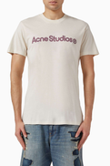 Acne Studios Graphic T-shirt in Cotton-blend