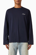 Acne Studios Logo T-shirt in Cotton