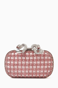 Self-Portrait Exclusive Crystal-embellished Clutch Bag