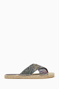 Missoni Cross-strap Espadrilles