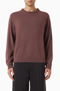 Lemaire Crewneck Sweater in Alpaca Wool Blend