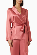 JOSEPH Archer Jacket in Silk Satin