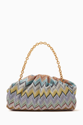 Missoni Large Raschel Zigzag Pouch in Lame