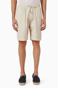 Fedeli Alfa Shorts in Popeline Flex