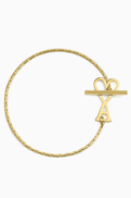 Ami Paris de Coeur Chain Bracelet in Gold-tone Brass