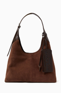 MARC JACOBS The Belted Sack Bag in Suede