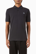 Fred Perry Embroidered Polo Shirt in Cotton