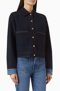 SANDRO Christopher Cropped Jacket