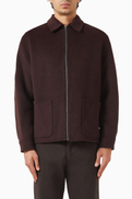 Vince Splittable Jacket in Wool-blend