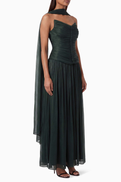 NASS Gathered Strapless Dress