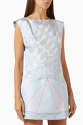 Pucci Leocorno-print Top in Silk Twill